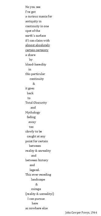 John Cowper Powys excerpt Letter 1944